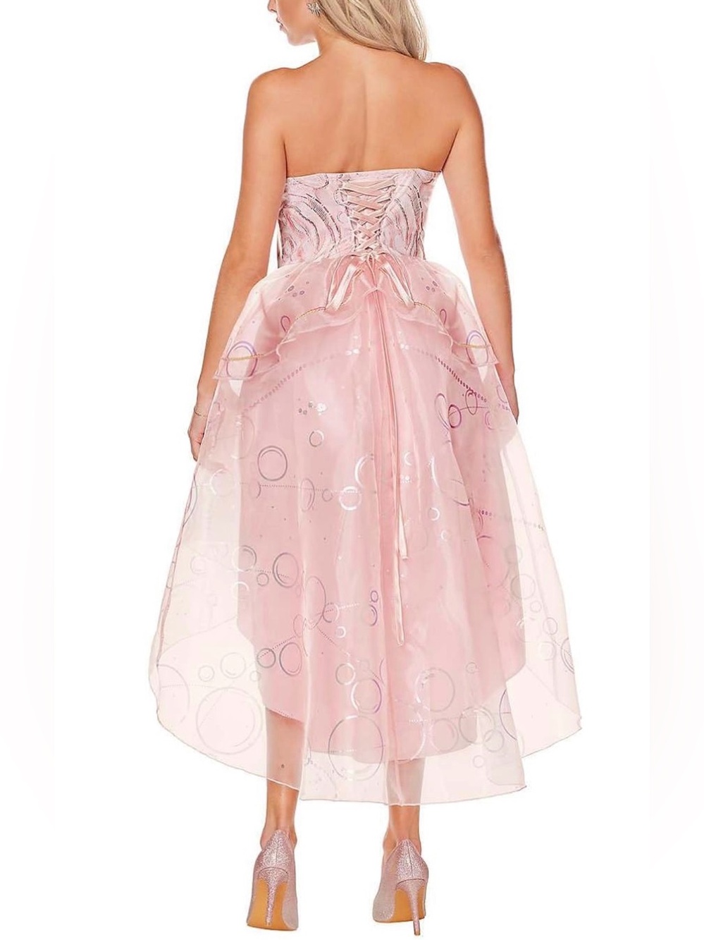 Spirit Halloween Wicked Adult Glinda Costume, Officially licensed, Glinda size M - Picture 2 of 14